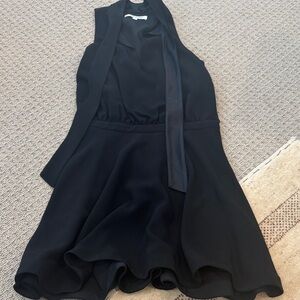 Elizabeth and James Black Mini Dress